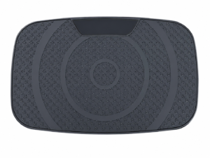 Doon vibration plate exercise machine front view, featuring non-slip textured surface and compact design for home fitness