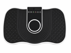 DOON Vibration Plate side view showing control panel and non-slip foot platform for home fitness workouts