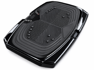 DOON vibration plate exercise machine with magnetic massage function, non-slip foot platform for home fitness recovery