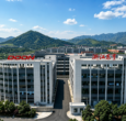 Aerial view of Zhejiang Doon Technology factory headquarters, manufacturer of outdoor furniture, folding chairs, home fitness equipment and medical rehabilitation devices